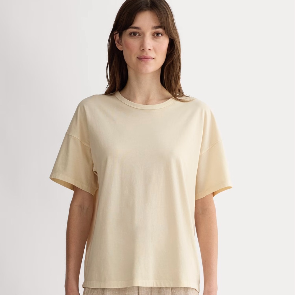 Everlane The Boyfriend Tee in Essential Cotton